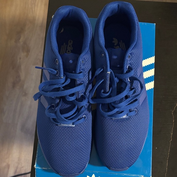 Adidas ZX Flux Royal Blue Shoes - Picture 6 of 9